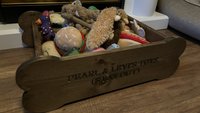 Dog Bone Toy Bin (Personalized for your fur-baby)
