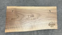 Small Custom Lake Live Edge Sign (Personalized)
