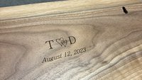 Small Custom Lake Live Edge Sign (Personalized)