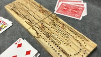 Folding Travel Cribbage Board