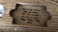Tree of Life Narrow Oval Cribbage Board Game (Personalized)
