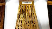 Compact Leather Folding Travel Cribbage Board with Metal Pegs – Portable Walnut Game for Camping & On-the-Go Fun