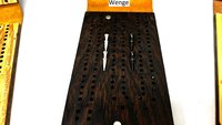 Compact Leather Folding Travel Cribbage Board with Metal Pegs – Portable Walnut Game for Camping & On-the-Go Fun