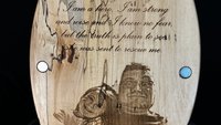 Personalized Tree of Life Cribbage Board (Spalted Maple)