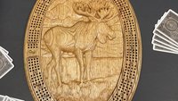 Moose Cribbage Board:  Elevating the Wilderness Lovers Game Nights
