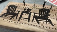 Muskoka / Adirondack Folding Travel Cribbage Board