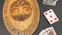Personalized Tree of Life Cribbage Board: Elevate Your Game Nights