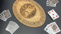 Personalized Tree of Life Cribbage Board: Elevate Your Game Nights
