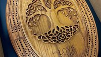 Personalized Tree of Life Cribbage Board: Elevate Your Game Nights