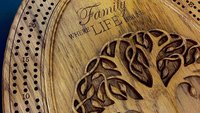 Personalized Tree of Life Cribbage Board: Elevate Your Game Nights