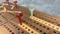 Eye Glasses Folding Travel Cribbage Board