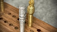Palm Tree Folding Travel Cribbage Board