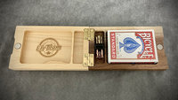 Heart Hands Folding Travel Cribbage Board