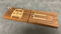 Westie Bus Folding Travel Cribbage Board