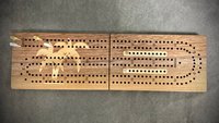 Palm Tree Folding Travel Cribbage Board