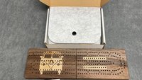 Westie Bus Folding Travel Cribbage Board