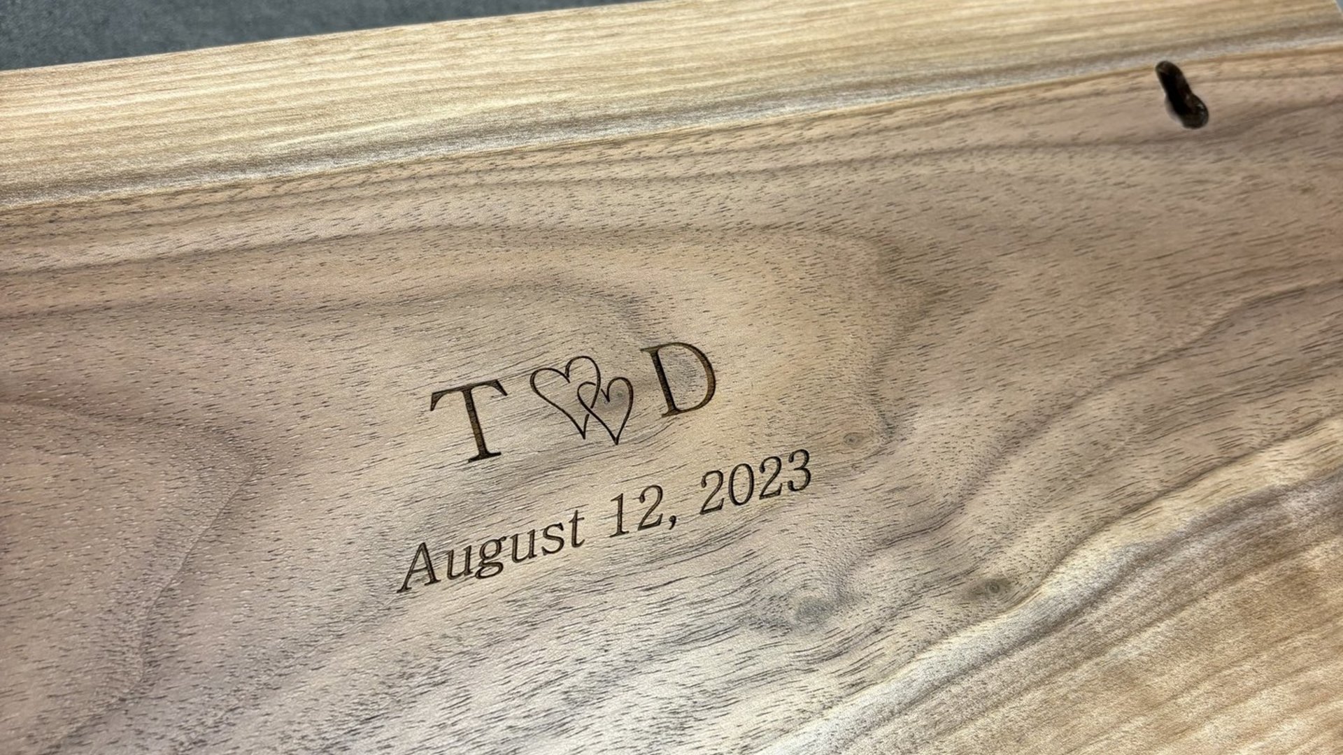 Small Custom Lake Live Edge Sign (Personalized)