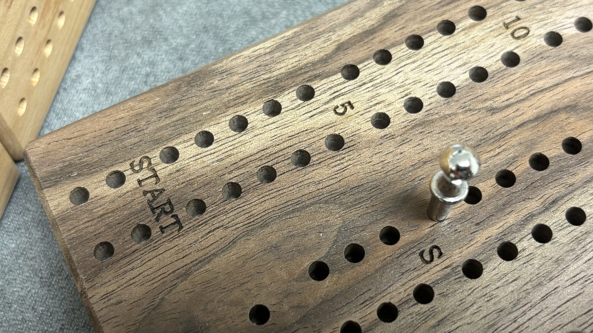 Folding Travel Cribbage Board