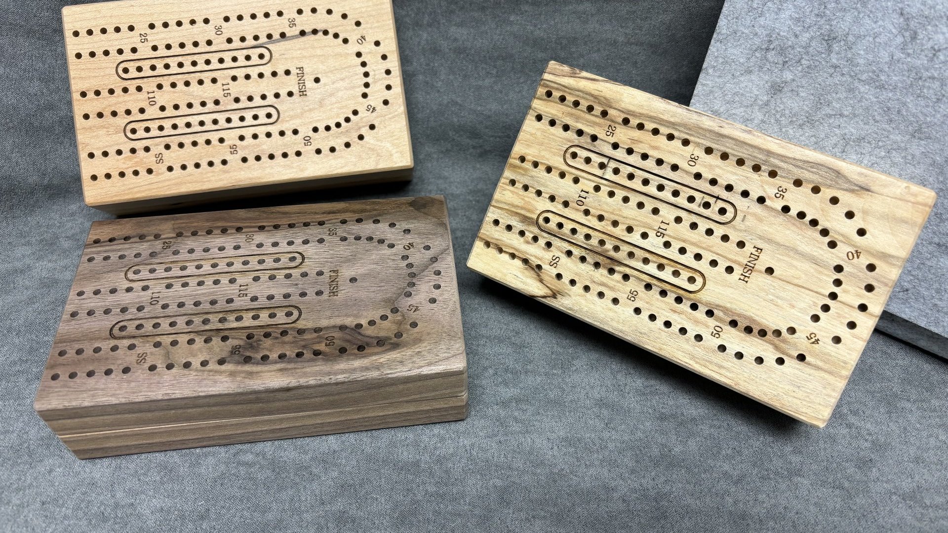 Folding Travel Cribbage Board