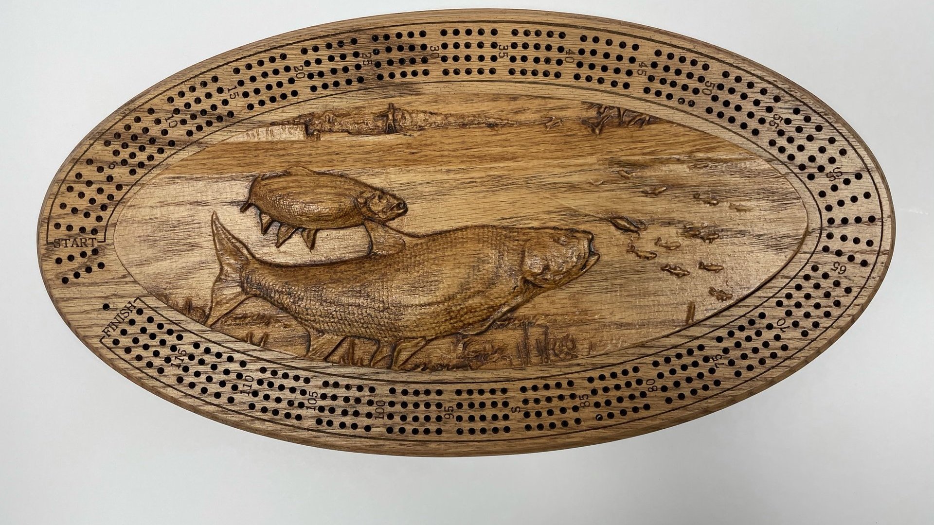 Fishing Cribbage Board:  The Ultimate Fishing-themed Cribbage Adventure