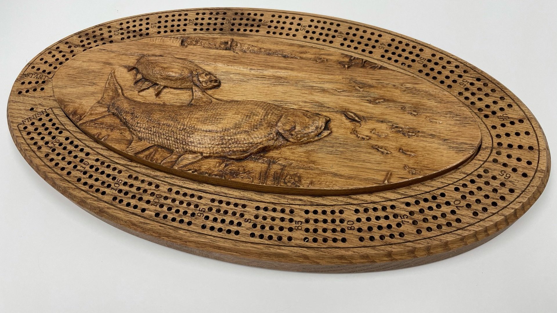 Fishing Cribbage Board:  The Ultimate Fishing-themed Cribbage Adventure