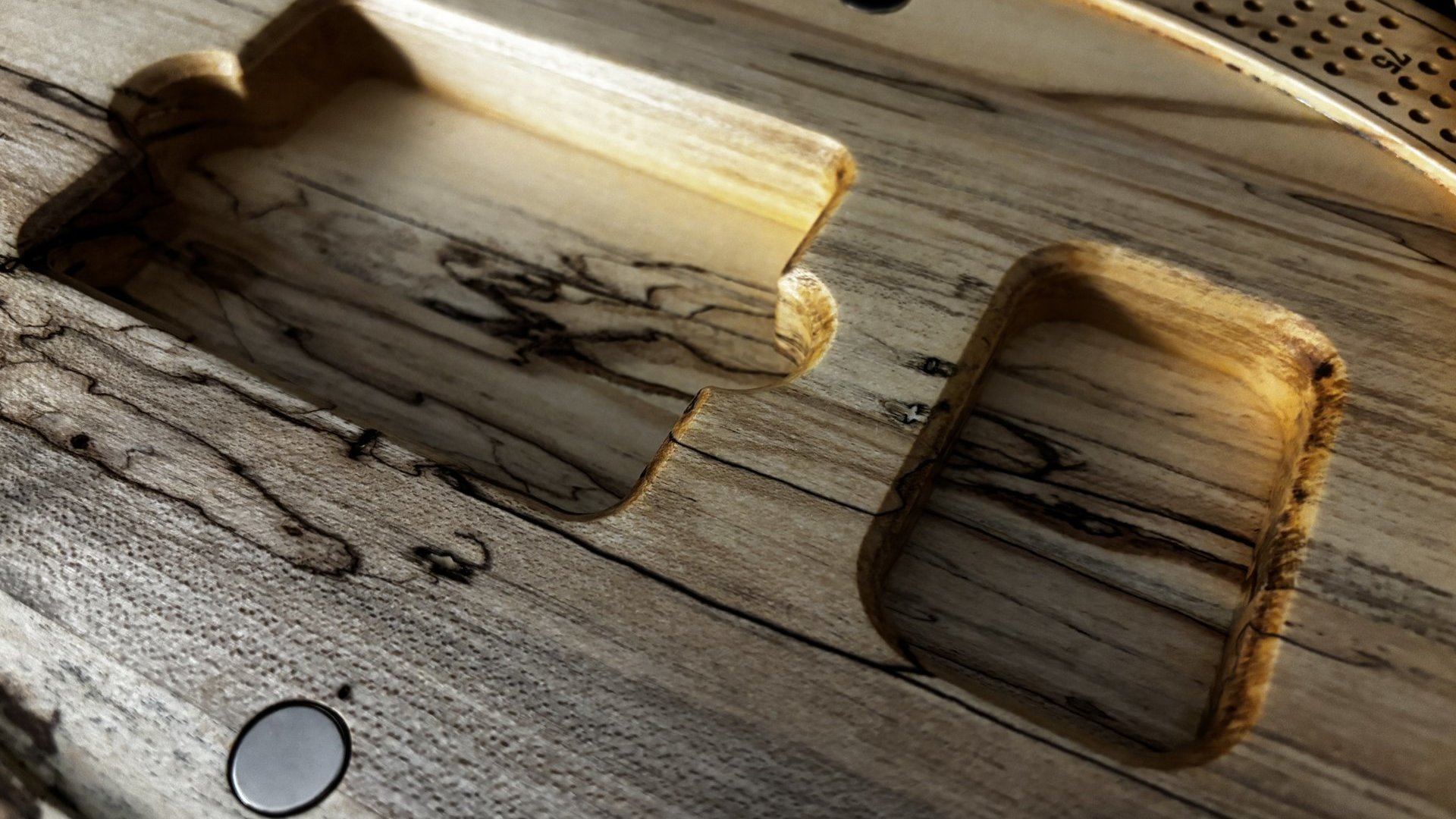 Personalized Tree of Life Cribbage Board (Spalted Maple)