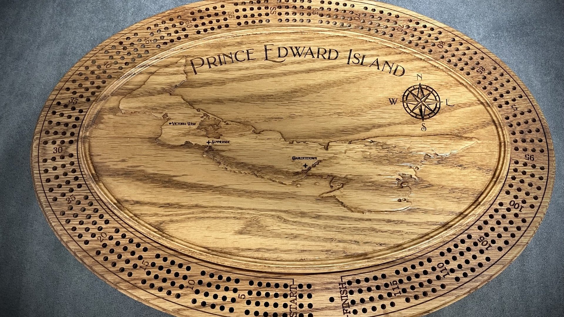 Prince Edward Island Cribbage Board Game (Personalized)