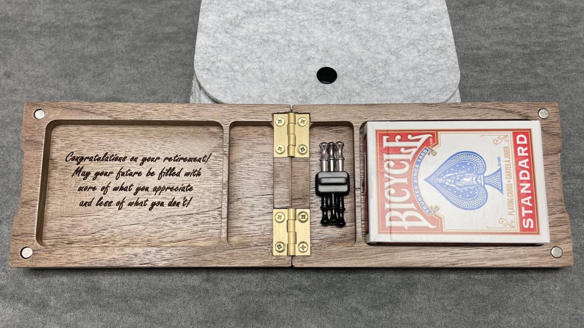 Muskoka / Adirondack Folding Travel Cribbage Board