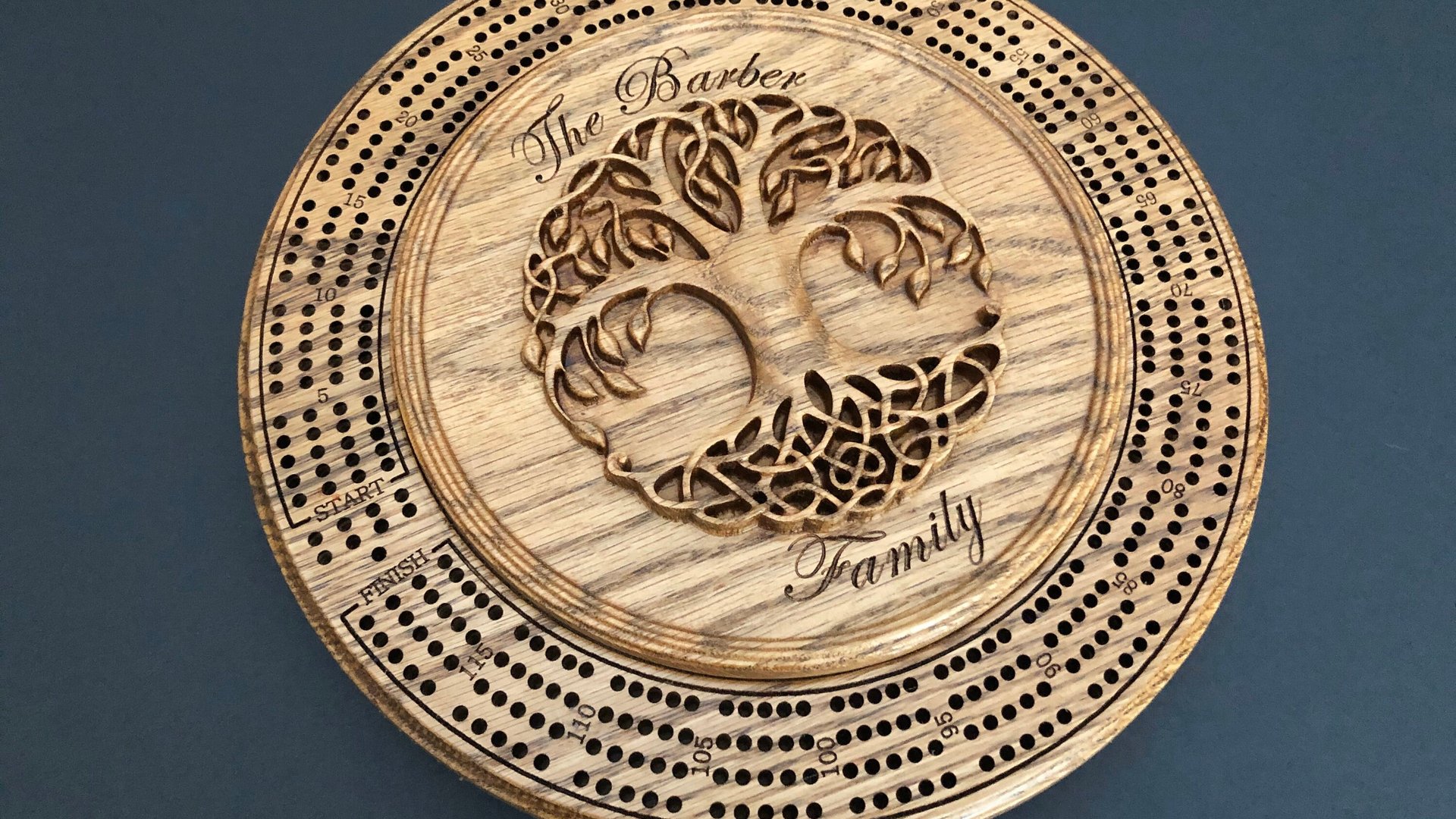 Tree of Life Cribbage Board Game: Fusion of Family, Elegance & Art