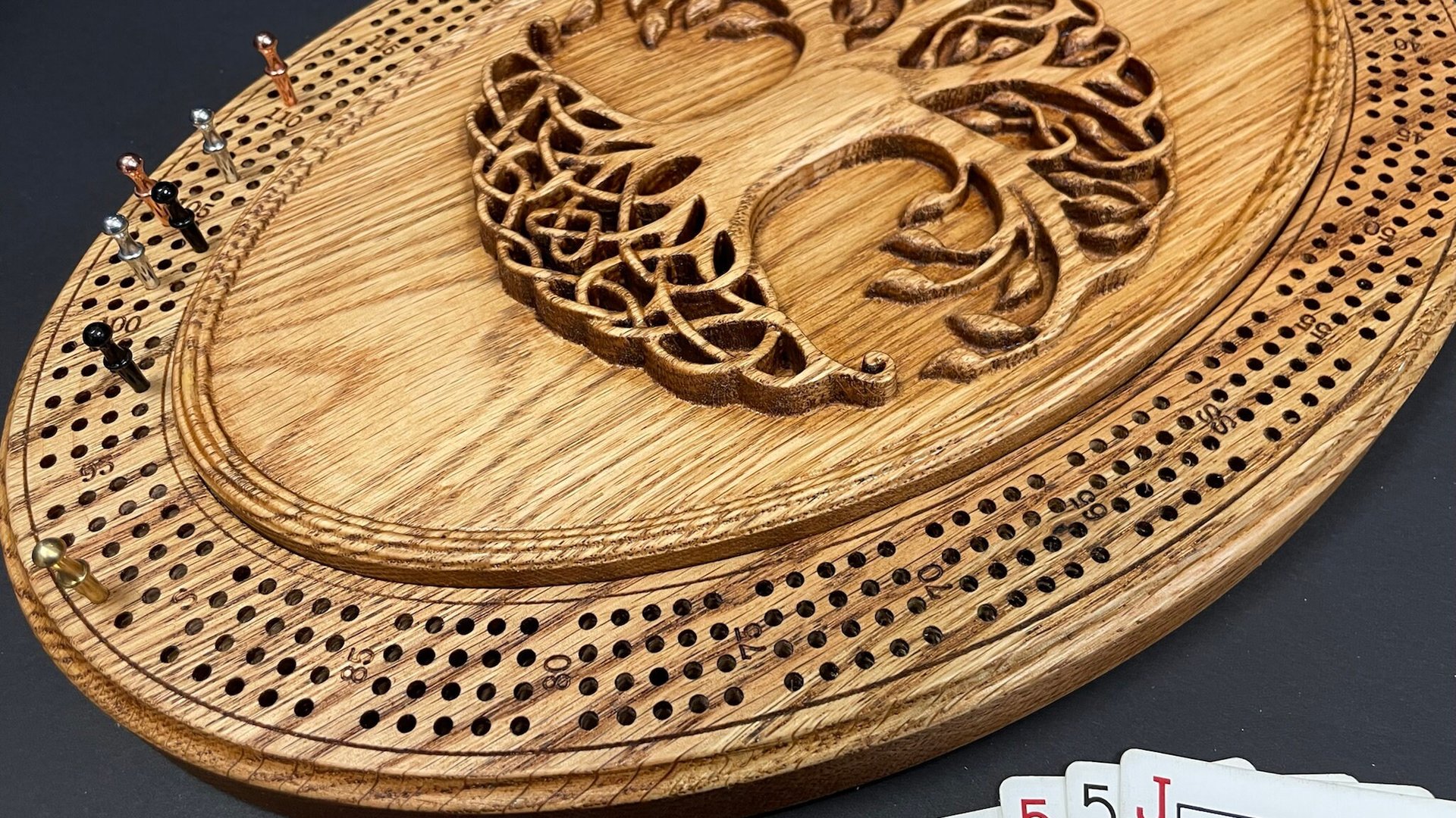 Personalized Tree of Life Cribbage Board: Elevate Your Game Nights