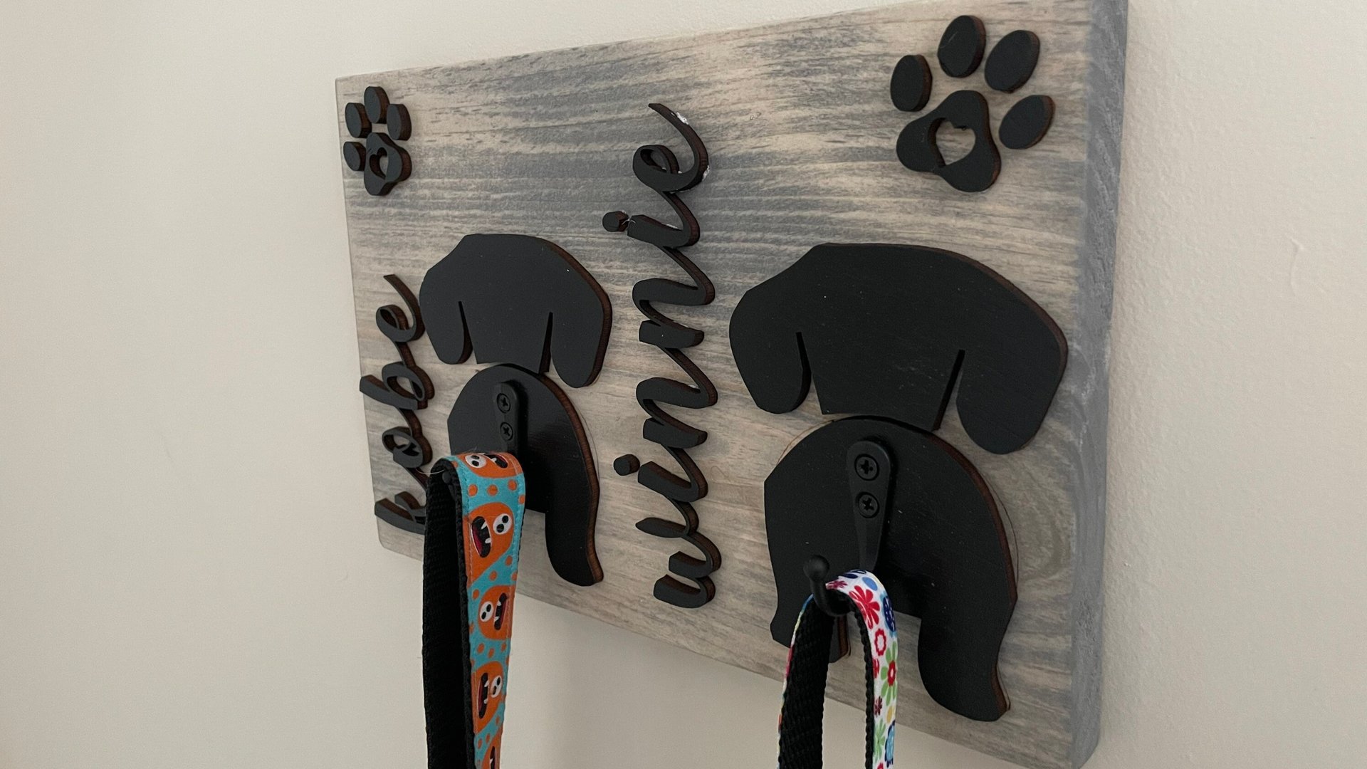 Dog Leash / Lead Hanger (Personalized for your fur-baby)