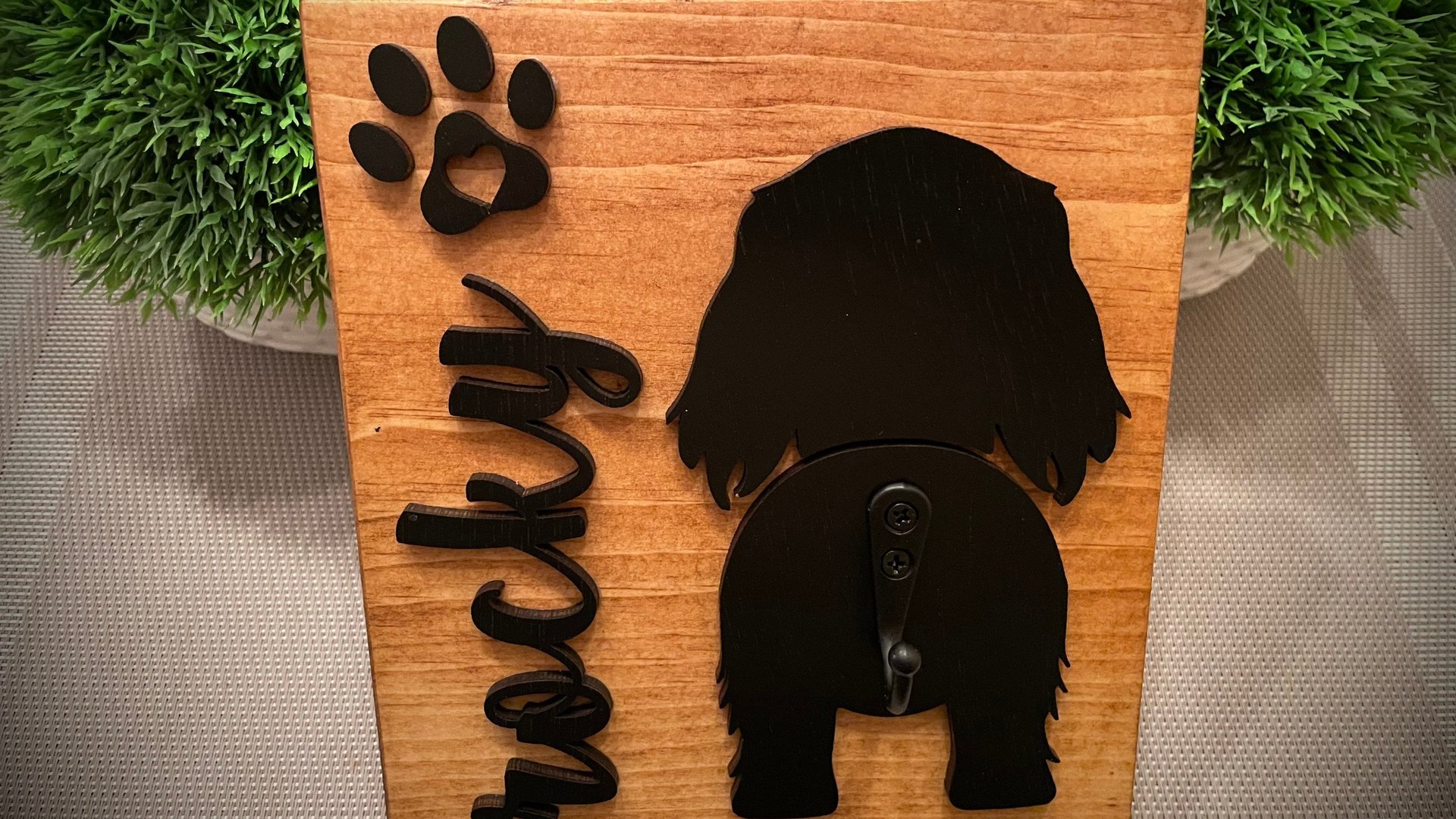 Dog Leash / Lead Hanger (Personalized for your fur-baby)