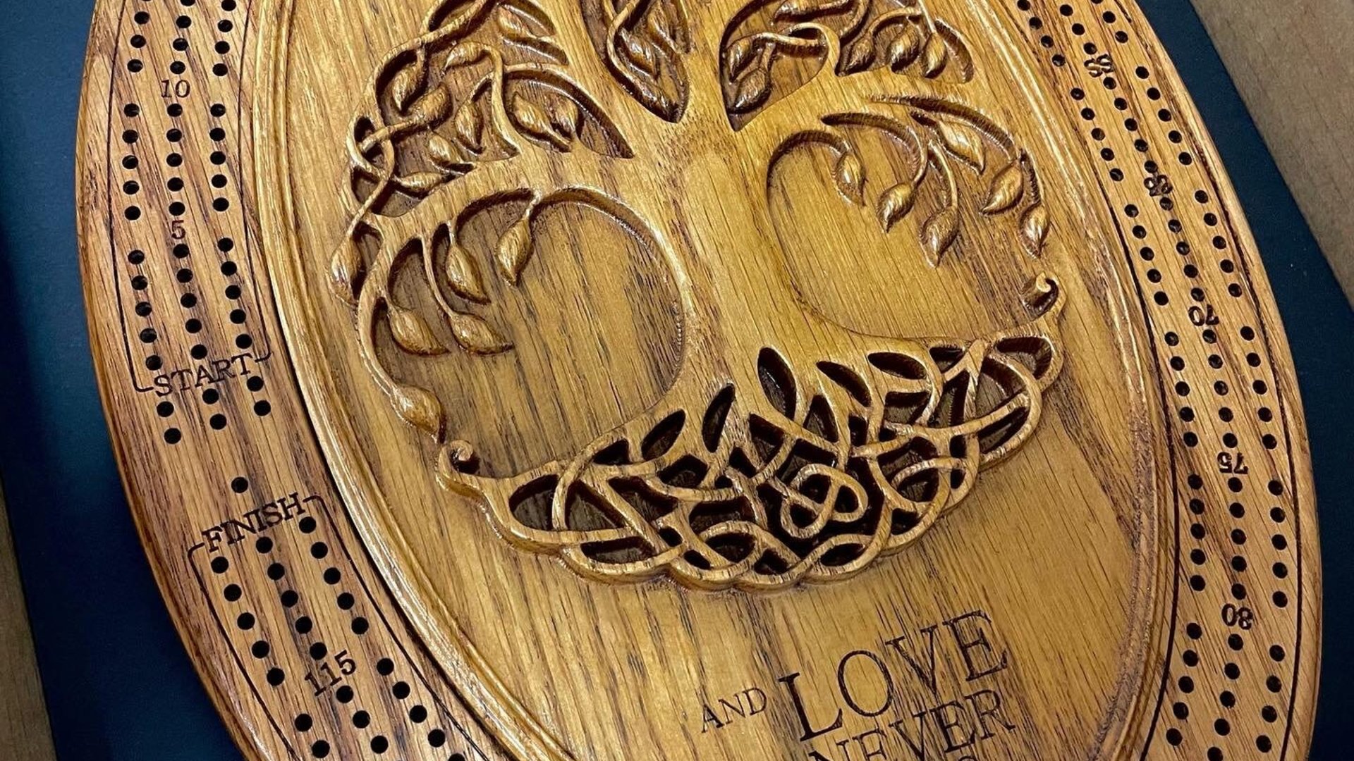 Personalized Tree of Life Cribbage Board: Elevate Your Game Nights