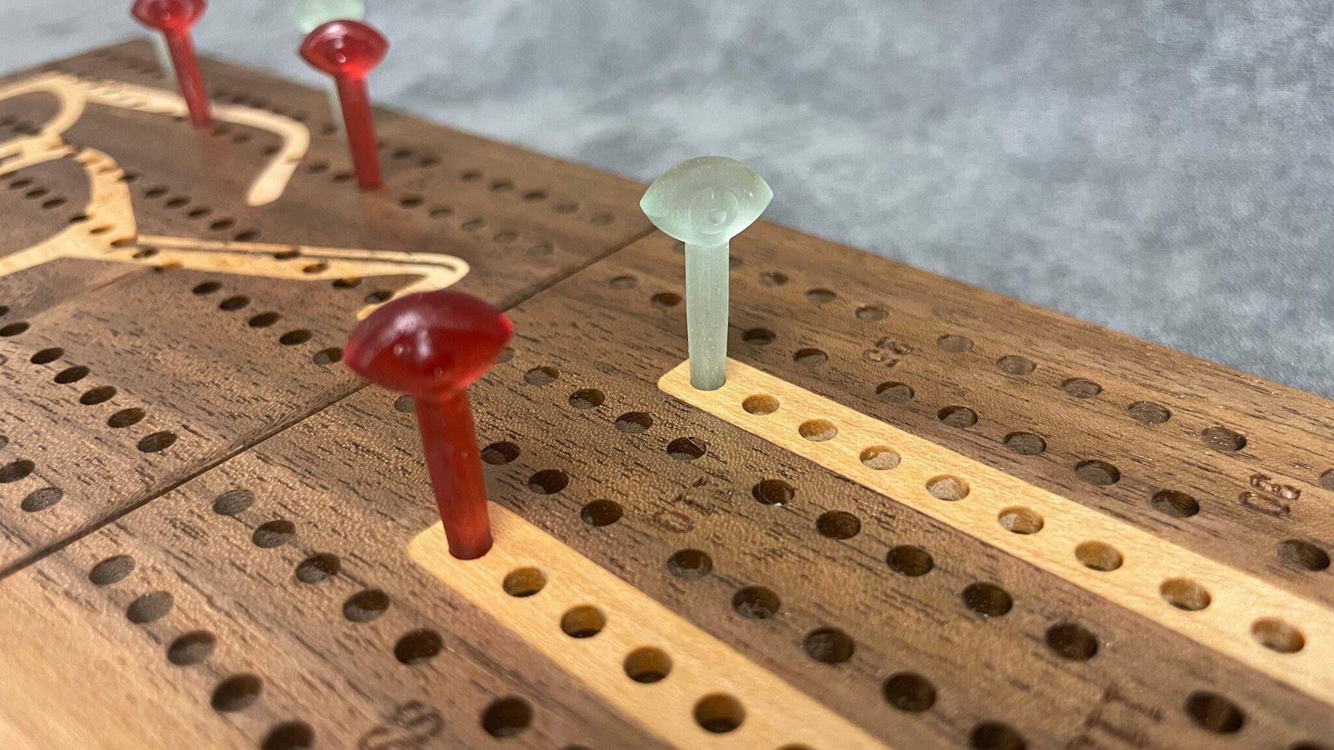 Eye Glasses Folding Travel Cribbage Board