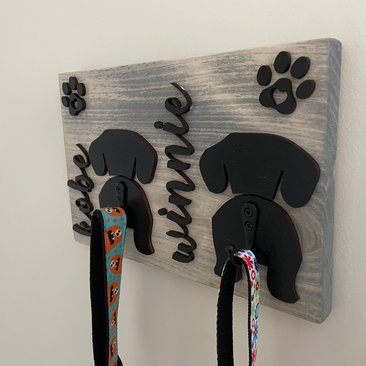 Dog Leash / Lead Hanger (Personalized for your fur-baby)
